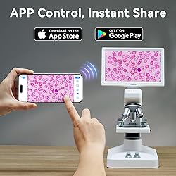 TOMLOV DM301 Pro Microscope for Kids Adults