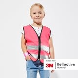 Salzmann Children High-Visibility Safety Vest 3M Reflective 4 Colours EN17353 view 5