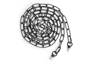 GoldSwift 10 Feet Black Color Chandelier Chain, Heavy Duty Light Fixture Chain for Hanging Pendant Lamp Ceiling Light