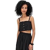 LE BOP Women's Poplin Martha Top