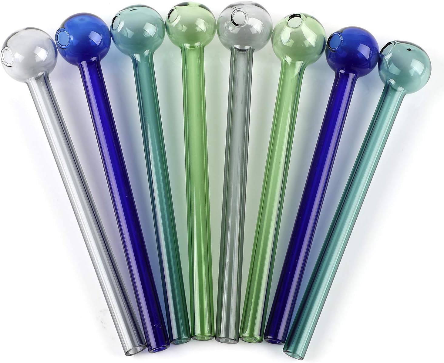 YHYPY-5Inch Handmade Oil Glass 4 Style 8PCS (BSR Burner Set)