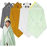 xpertwarm Hooded Baby Towels 4 Pack Newborn Bath Towels Toddler Towel Baby Towel with Hood