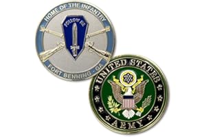 ARMED FORCES DEPOT U.S. Army Home of The Infantry Fort Benning, GA Challenge Coin