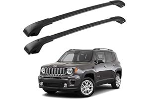 Richeer Roof Rack Cross Bars for 2015-2024 Renegade with Side Rails,Cargo Racks Rooftop Luggage Canoe Kayak Bicycle roof Bag