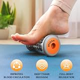BESKAR Foot Massager for Plantar Fasciitis Deep Tissue Roller Grey view 2