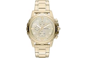Fossil Men's Dean Quartz Stainless Steel Chronograph Watch