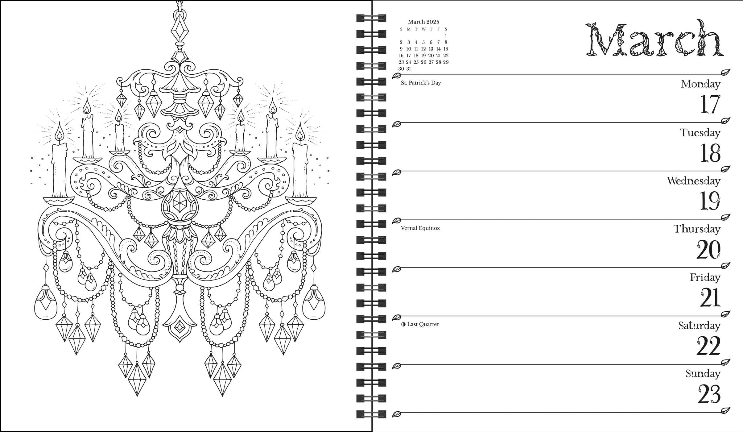 Mua Johanna Basford 12Month 2025 Weekly Coloring Calendar A Special