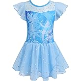 Zaclotre Girls Ballet Leotards Ruffle Sleeve Sparkle Dance Leotard Toddler Ballerina Dress Outfits