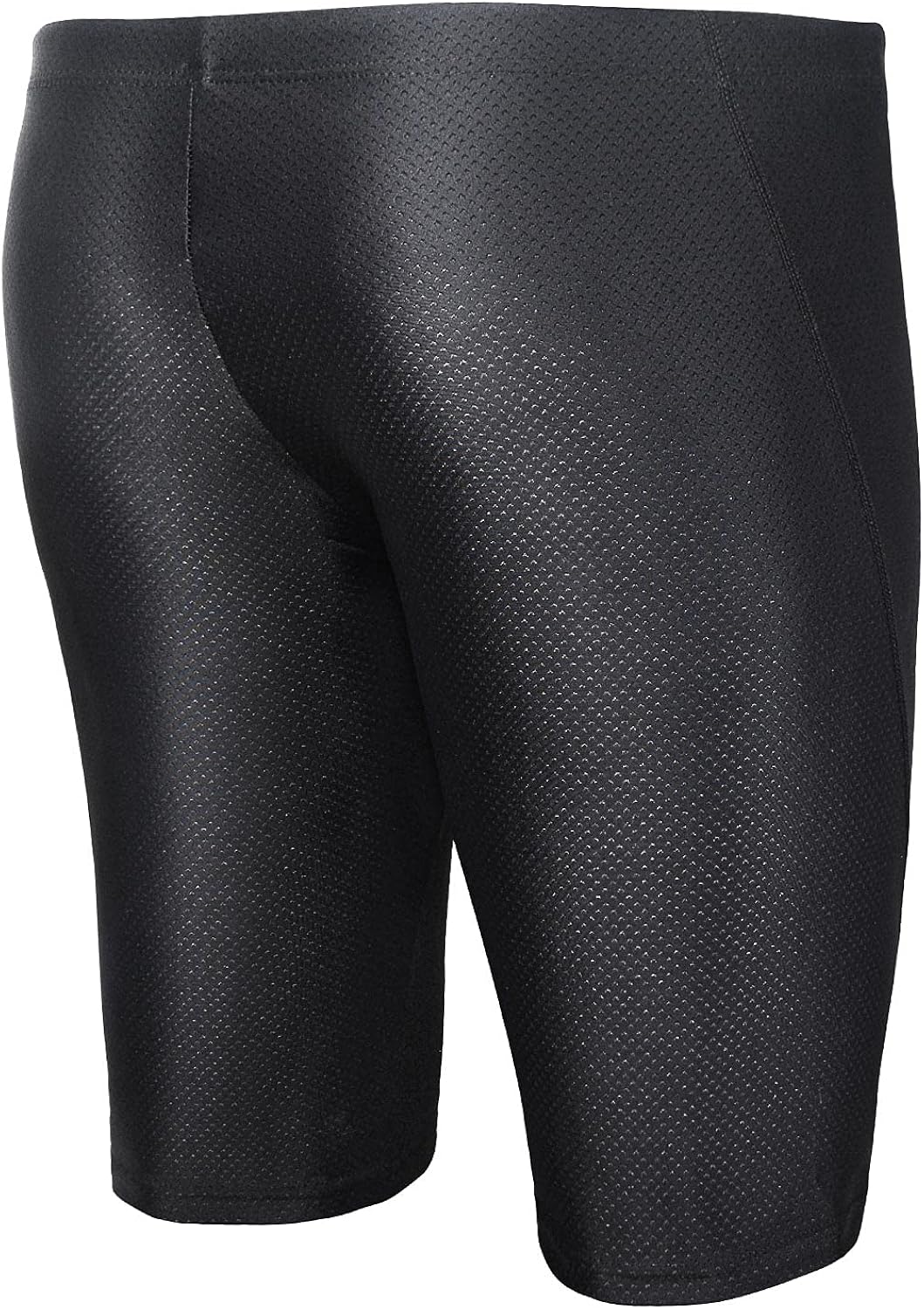OMID Men's Swimming Jammers Endurance+ Quick Dry Swimsuit Solid Swim Jammers for Men: Clothing