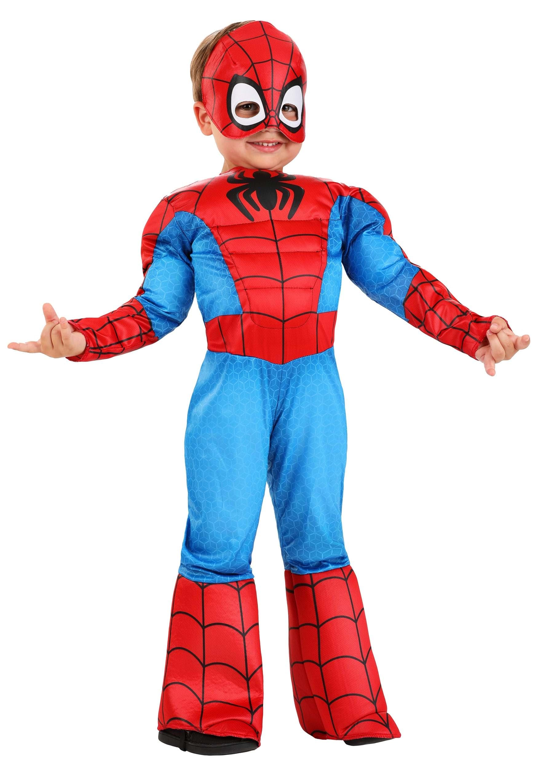 Photo 1 of Spidey and His Amazing Friends Toddler Spider-Man Costume - 3T/4T