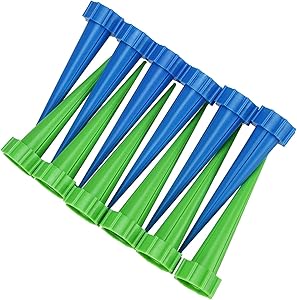 TS LLC 12pcs Automatic Watering Devices Garden Cone Watering Spike Plant Bottle Irrigation Flower Waterier for Indoor Outdoor Plant