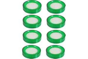 Xiaoyztan 8 Pcs Plastic Round Sponge Finger Wet Moistener for Desktop Counting Cash Money 2.7-Inch Diameter Green