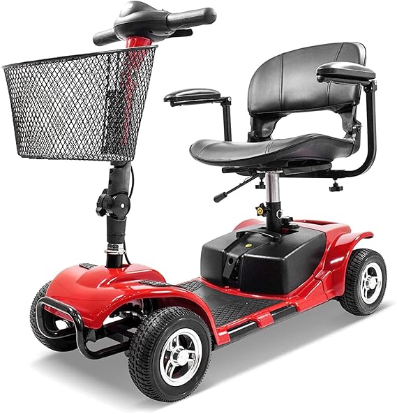Furgle 4 Wheel Electric Scooter for Seniors Adult Power Mobility