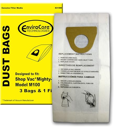 Envirocare Sacchetti di ricambio per aspirapolvere con micro Envirocare Sacchetti di ricambio per aspirapolvere con micro