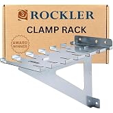 Rockler HD Pipe Clamp Rack for Clamps up to 60" Long | Pipe Clamp Rack &ndash; Organized Clamp Storage &ndash; Clamp Rack &ndash; Holds 60" Clamps &ndash; Heavy-Duty Steel