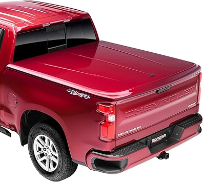 Amazon Com Undercover Lux One Piece Truck Bed Tonneau Cover Uc1186l 50 Fits 2019 20 New Body Style Chevrolet Silverado 50 Gaz Wa8624 Olympic White 6 5 Bed Automotive