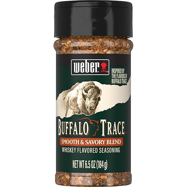 WEBER BUFFALO TRACE WHISKEY FLAVORED BBQ SEASONING, 6.5...