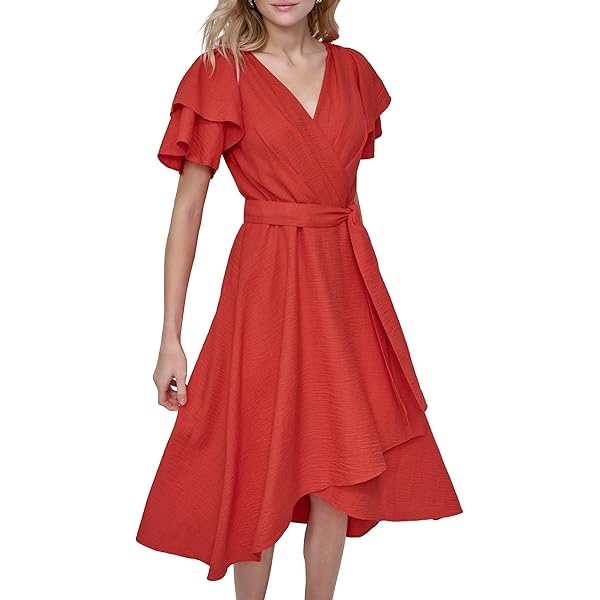 sachin and babi light blue dress DKNY Women's Dresses MIDI,Navy/Coral, 12 at Amazon Women's Clothing store main image 0