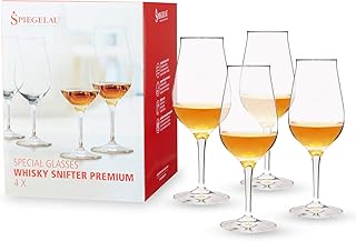 Spiegelau & Nachtmann, 4-teiliges Whiskybecher-Set, Snifter Premium mit gezogenem Stiel, 4460177