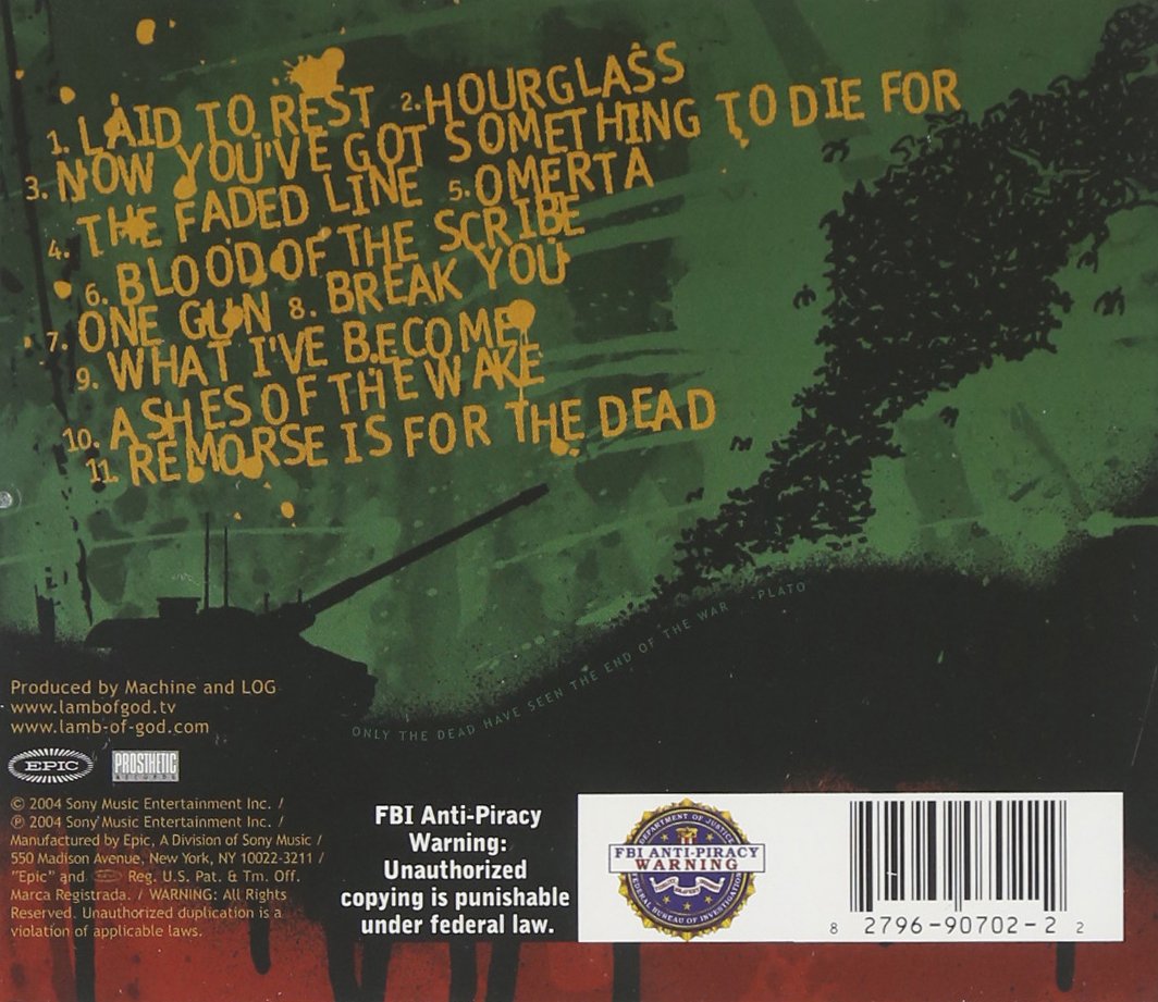 Ashes Of The Wake Lamb Of God Amazon De Musik ashes of the wake