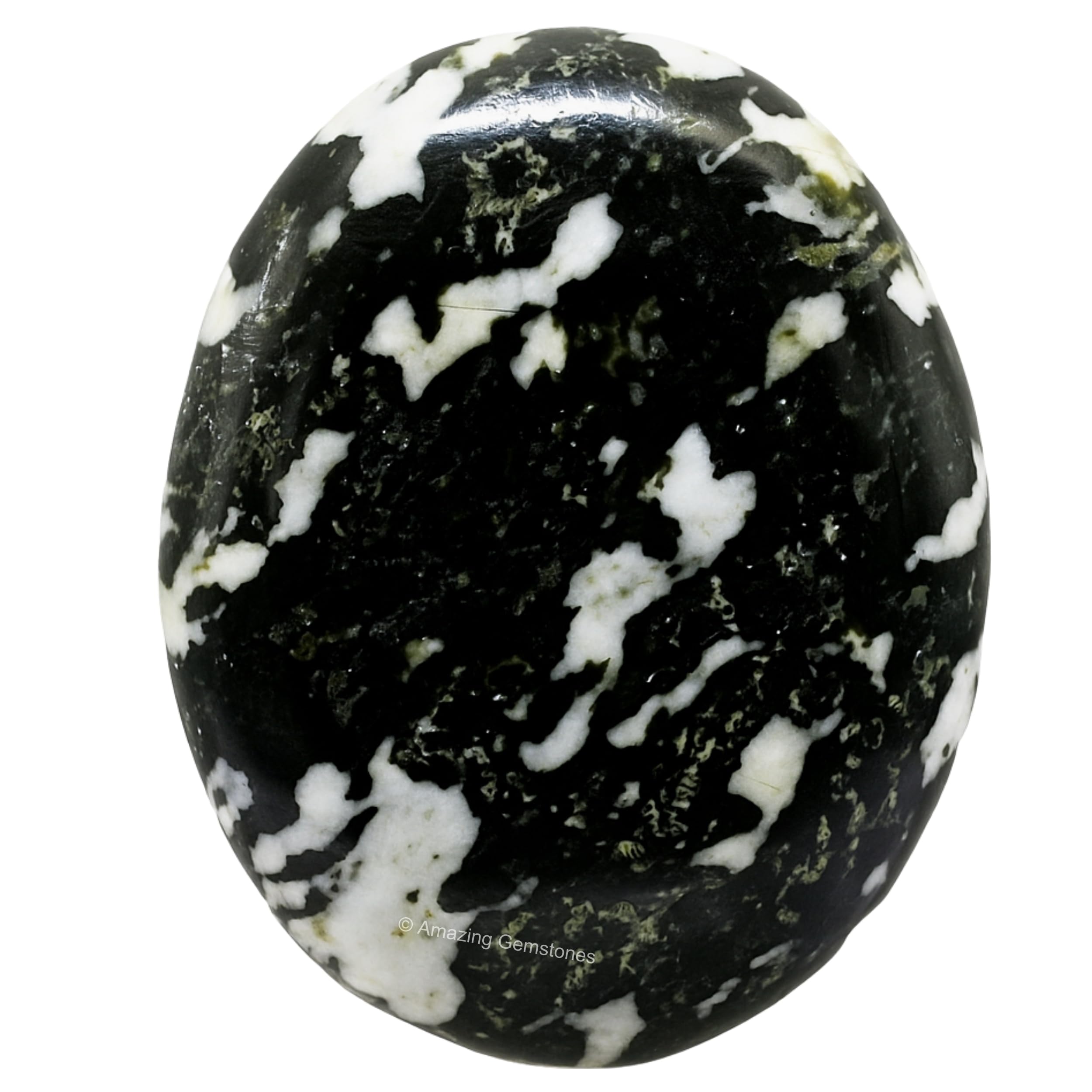 Black and White Tourmaline Crystals and Healing Stones - Large Palm Stone Crystals Piedra - Crystal for Good Luck, Positive Energy, Meditation - Unique Stocking Stuffers and Birthday Gifts Women, Men