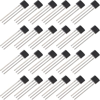 PartyKindom 100 Hall Effect Sensors 3144 for Brushless Motors DIY Projects