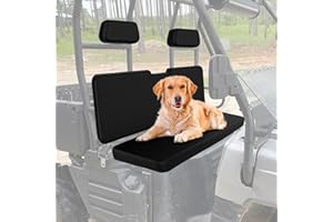 Esploratori UTV Seat Cover, Ranger Seat Cover Waterproof Seat Covers Compatible with 2002-2008 Polaris Ranger 500 700 800, Front Seat Cover Set,UTV Accessories (Black)