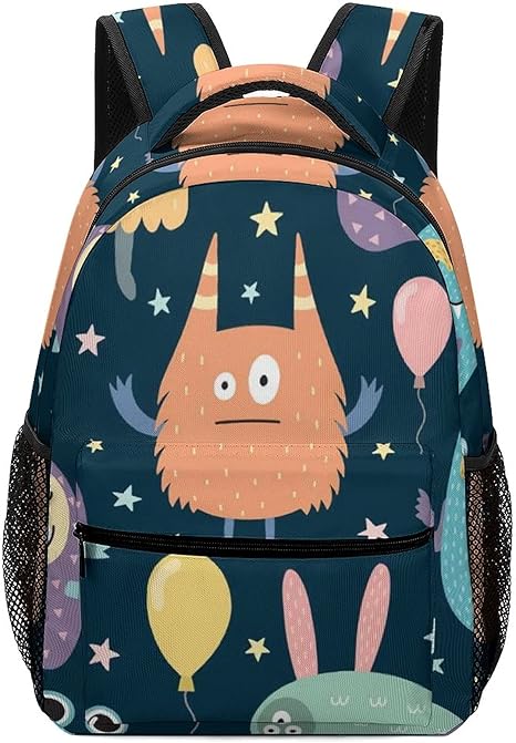 Amazon Co Jp 可愛い小動物 リュック キッズ チアフルバックパック 大容量 多機能 カジュアル 通勤 通学 アウトドアかわいい飾り付 ホーム キッチン