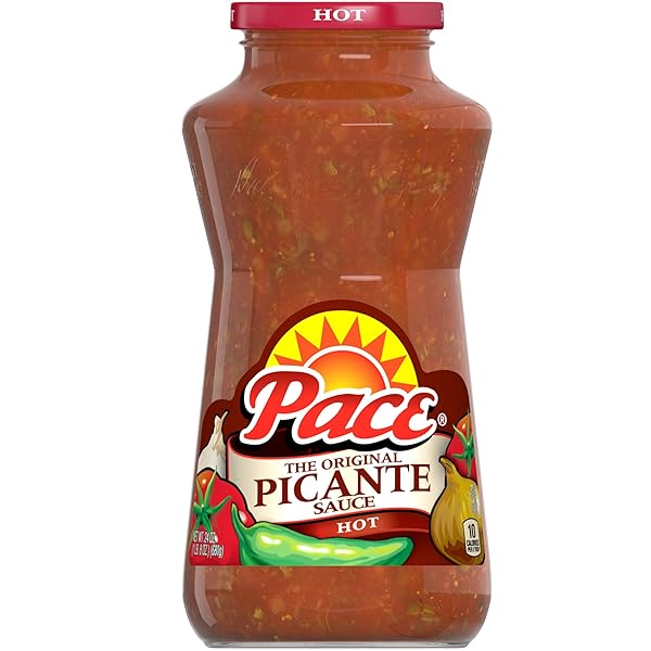 PACE HOT PICANTE SAUCE, 24 OZ JAR