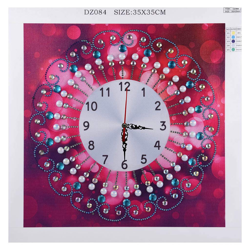 DIY Uhr, Fasloyu 5D Spezial Rautenförmige Stickerei