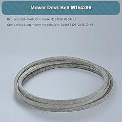 1/2 x 152.5'' Mower Belt Replace for John Deere