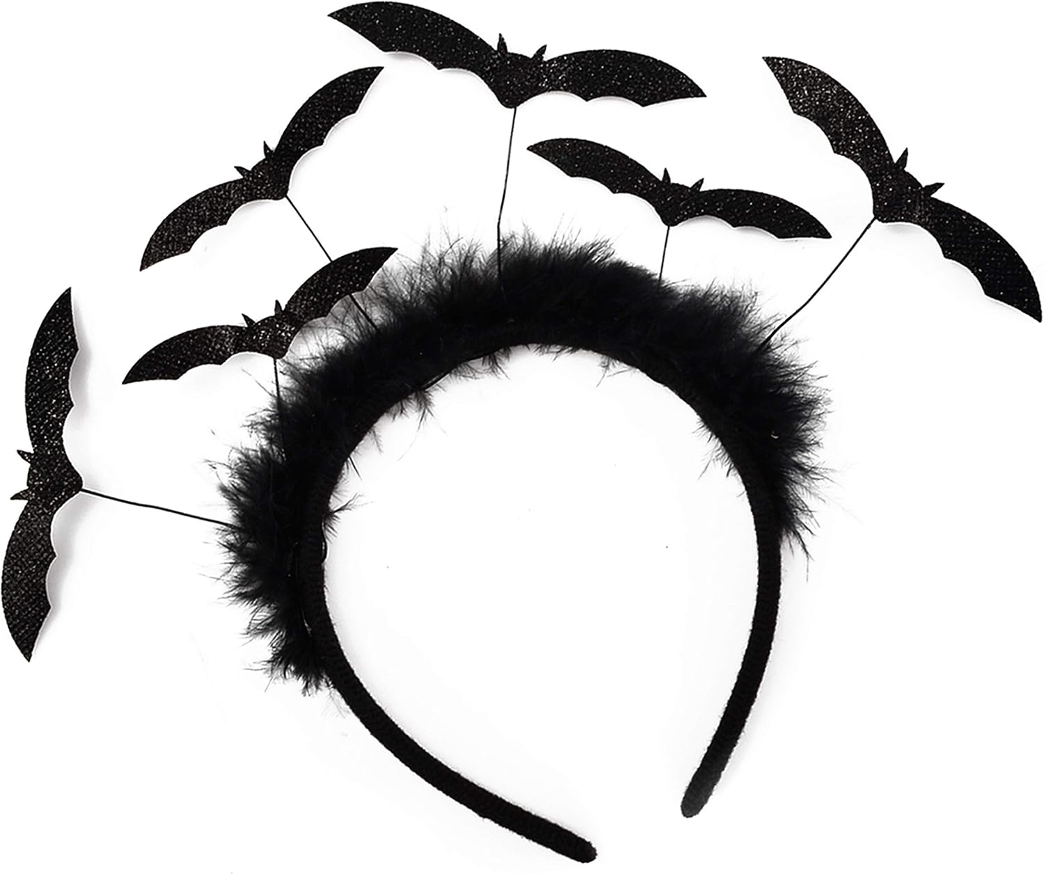 Set of 4 Halloween Pumpkin Witch Spider Headbands by Spooktacular Creations for Halloween Party Supplies, Cosplay, Photo Booth (One Size Fit All): Toys & Games
