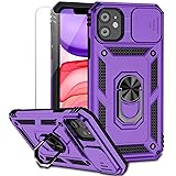 for iPhone 11 Case with Camera Lens Cover HD Screen