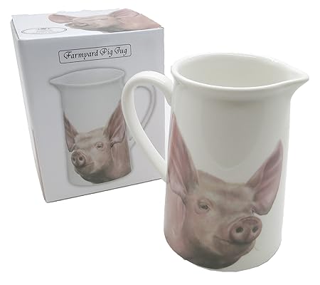 Granja Pig jarra de leche de The Leonardo Collection: Amazon.es: Hogar