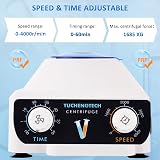 YUCHENGTECH 6x10ml Lab Centrifuge 4000RPM 1685xg Benchtop 0-60min Timer 220V view 2