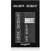 Jacques Bogart Silver Scent for Men - 2 Pc Gift Set 3.33oz EDT Spray, 6.66oz Body Spray