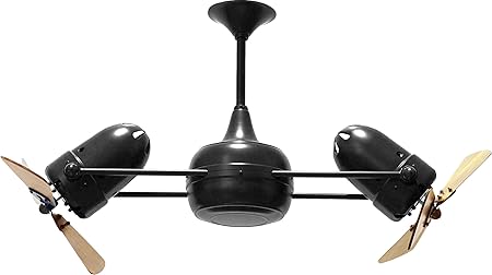 Matthews Dd Bk Wd Duplo Dinamico Dual 36 Outdoor Ceiling Fan With