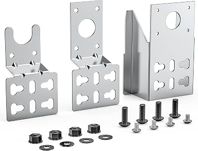 Onlyfire Universal Stainless Steel Rotisserie Motor Bracket Set 304 Rust Proof