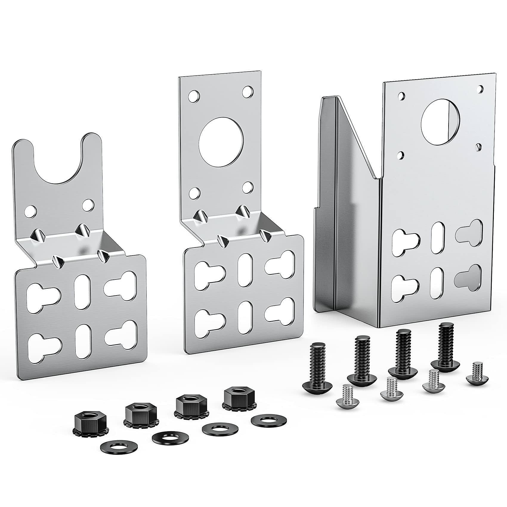 Onlyfire Universal Barbecue Grill Stainless Steel Rotisserie Motor Bracket Set