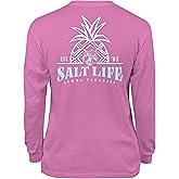 Salt Life Girls' Pineapple Retreat Classic Fit Long Sleeve Tee
