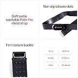 Polar Chest Strap Heart Rate Monitor Belt XS-S Black for H10 Pro Strap view 4