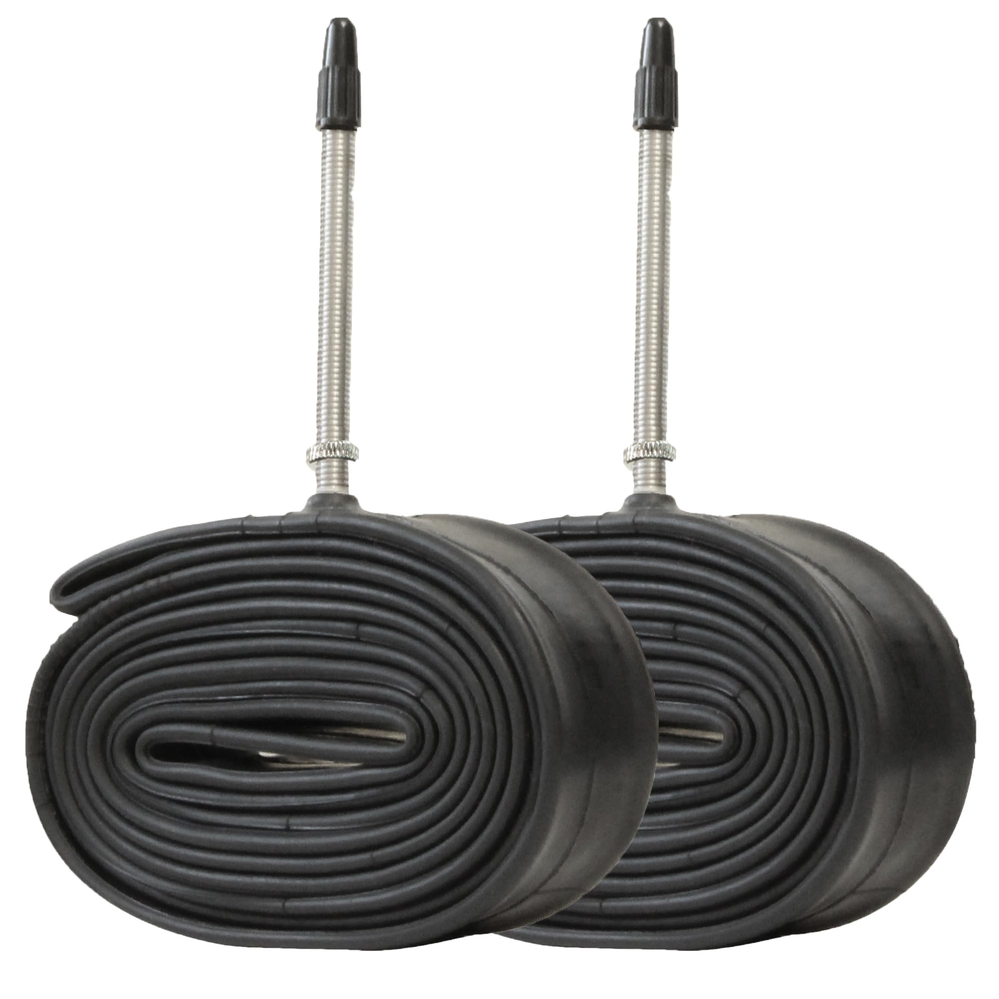 Photo 1 of 2PCS Road Bike Inner Tube 700x23-25c & 700x28-32c, 80mm Presta Valve Butyl Rubber Inner Tubes for Road & Gravel Bikes (FV 80mm, 700x35/43c-FV80mm)