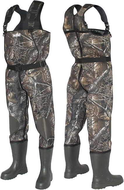 Angler Wathose Oberschenkel - Wasserdicht PVC Mit Anti-Rutsch Sohle