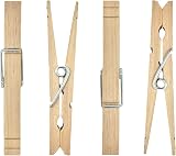Smith’s 2015 Strong Wooden Hardwood Clothes Pegs 32 Pack Fits Any Clothesline view 1