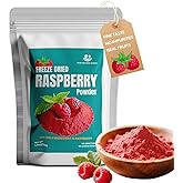 Freeze Dried Raspberry Powder 5.29oz (150g), No Added Sugar | No Additives, 80 Fresh Raspberries Concentrated, No Clumps, for Baking, Smoothies, Yogurt, Desserts | Raspberry Extract