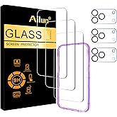 Ailun 3 Pack Screen Protector for iPhone 17 Pro Max [6.9 inch] + 3 Pack Camera Lens Protector with Installation Frame,Dynamic Island Compatible,Case Friendly[Not for iPhone 17/17 Pro/iPhone Air]