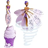 Sky Dancers Purple Licious– The Original Flying Doll Toy – Pull String Powered, Use Indoors or Outdoors, No Batteries Required, Gift for Kids 6+