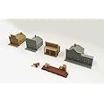 Outland Models Train Railway Layout Old West Small House Set Z Scale 1:220