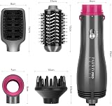 PARWIN PRO BEAUTY 4-in-1 Hair Dryer Brush Set Ionic Air Styler 1000W view 7
