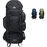 Teton 75L Explorer Internal Frame Backpack for Hiking, Camping, Backpacking, Rain Cover Included
